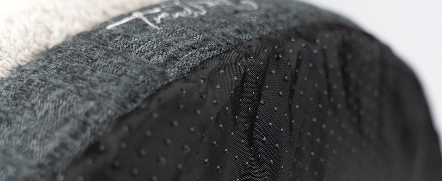 TrendPet LunaHome: затишна печерка-лежанка для собак та котів сірого та бежевого кольорів