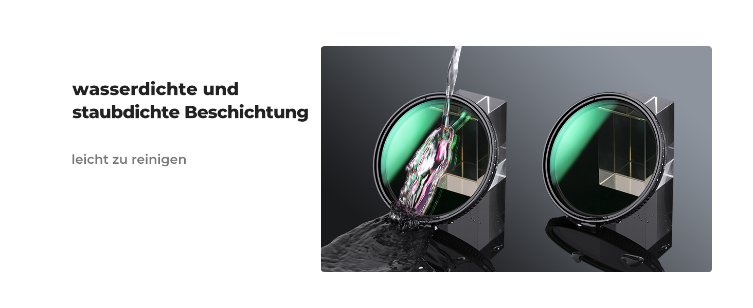 Фільтр ND K&F Concept Variabler 67mm ND3-ND1000 (змінний, 1.5-10 ступенів затемнення, Nano-Dazzle)