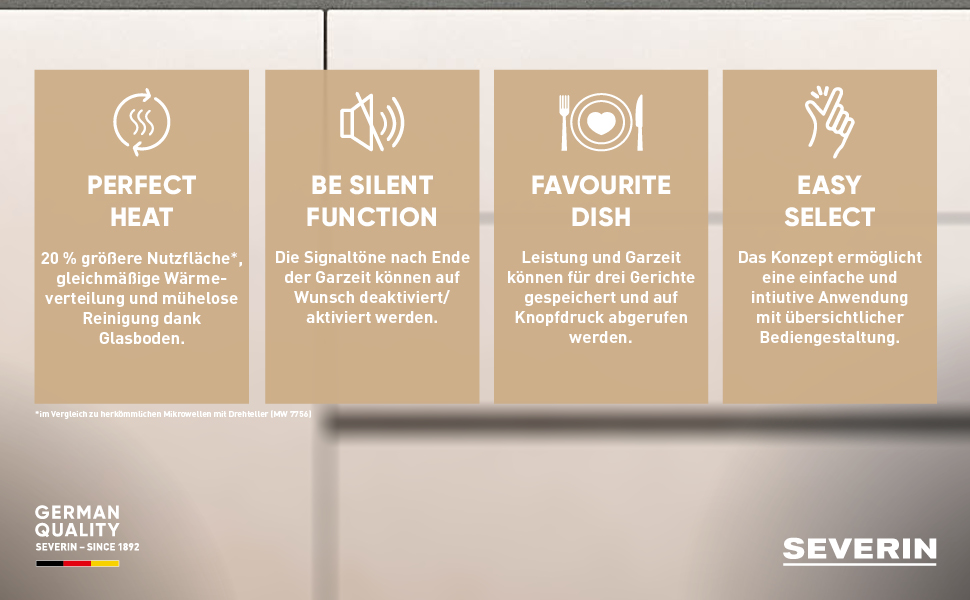 Мікрохвильова піч Severin 3-в-1 з грилем та конвекцією до 200°C, 25L, чорна, з антипригарним покриттям, MW 7752