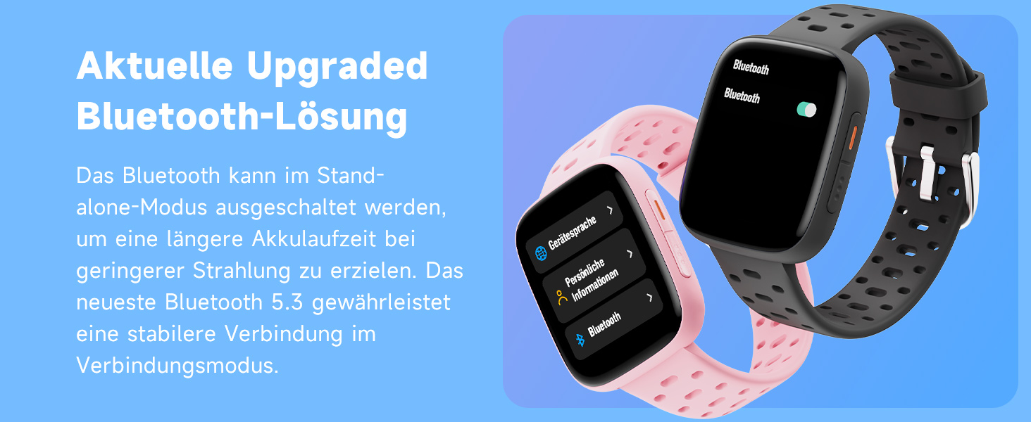 Смарт-годинник BIGGERFIVE для дітей з/без додатку, 1.8' фітнес-годинник, крокомір, пульсометр 24/7, будильник, водонепроникність 30м, монітор сну, пазли-ігри, 100+ циферблати для дівчаток, хлопчиків, підлітків 5–16, чорний