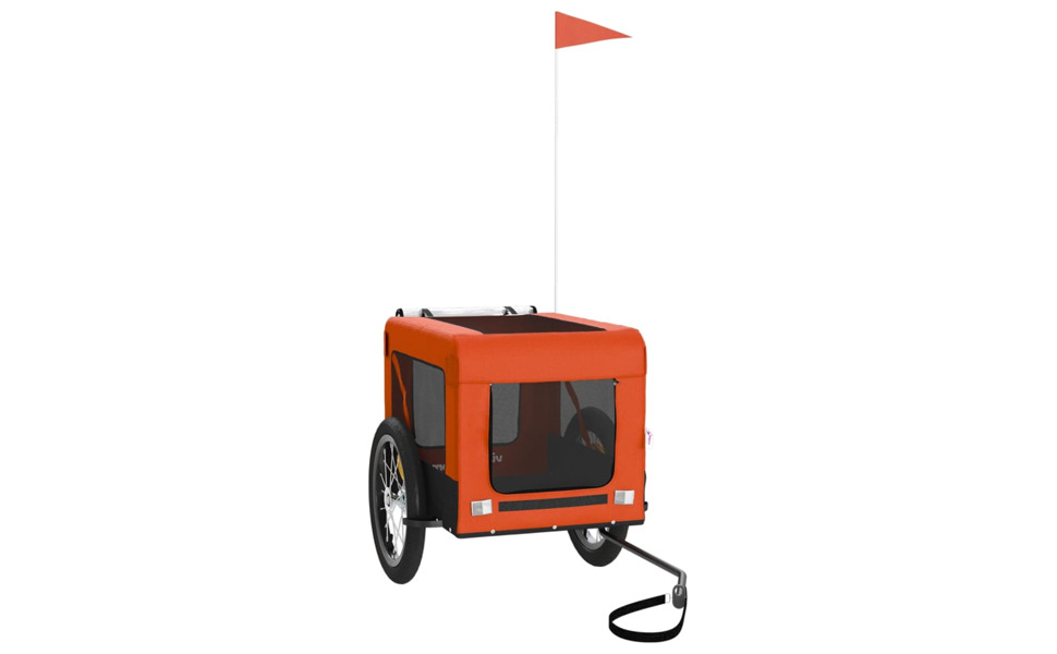 Фаркоп-причіп для велосипеда, переноска для собак, 120 x 54.5 x 53 см, сірий