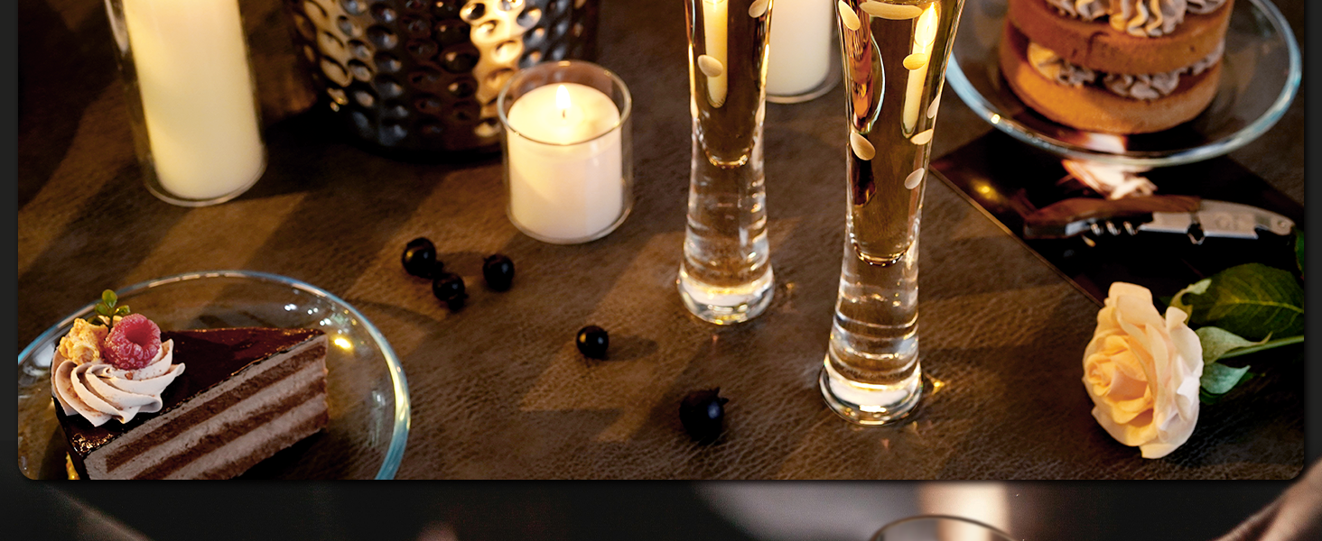 Набір 2 шт. келихів для шампанського 145мл, келихи з кришталю, келихи для ігристі вина, ручної роботи, прозорі лікерні келихи (з пінопластовою упаковкою)