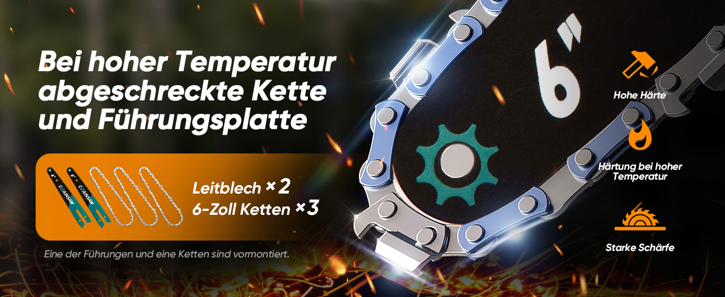 Акумуляторна міні-пила 6 дюймів з безщітковим мотором 1000W, 4000mAh акумулятор, сумісна з Makita 18V, з автополивою, для різання гілок та дерева