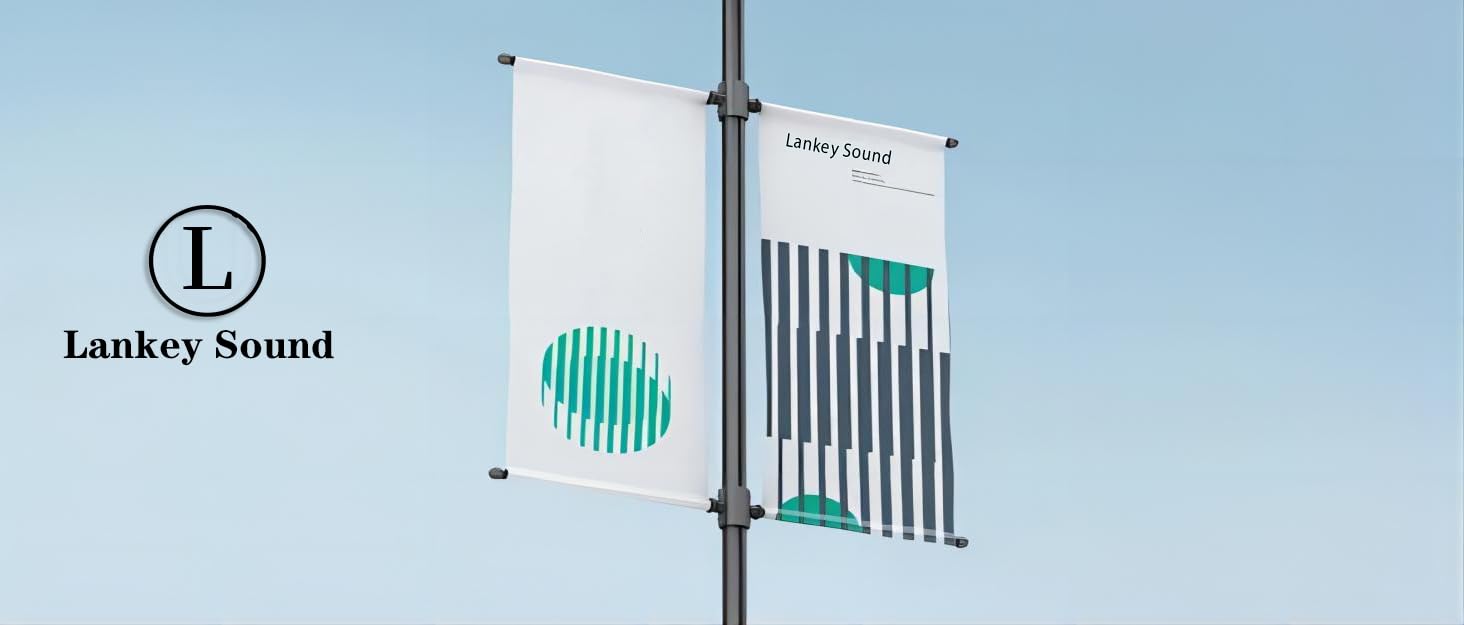 Бездротові навушники Lankey Sound Bluetooth Over-Ear з 6 EQ, FM, SD/TF, вбудованим мікрофоном, 65 годин роботи, чорний колір