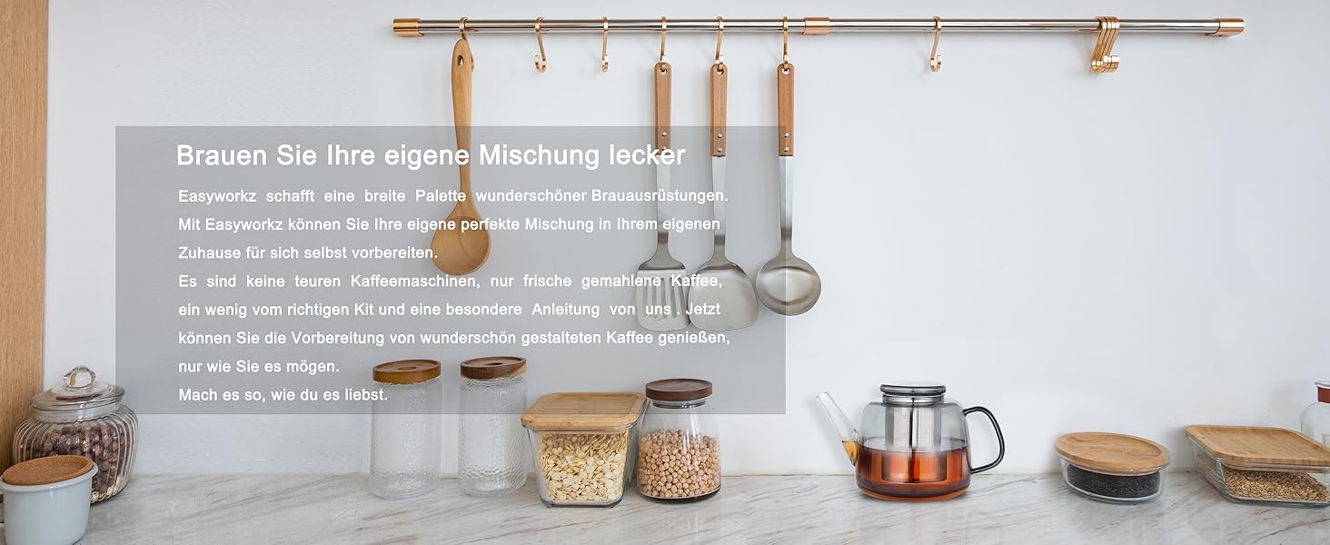 Скляний чайник Easyworkz з боросилікатного скла 1500 мл з вийманим ситом із нержавіючої сталі для листового, фруктового та трав'яного чаю, прозорий