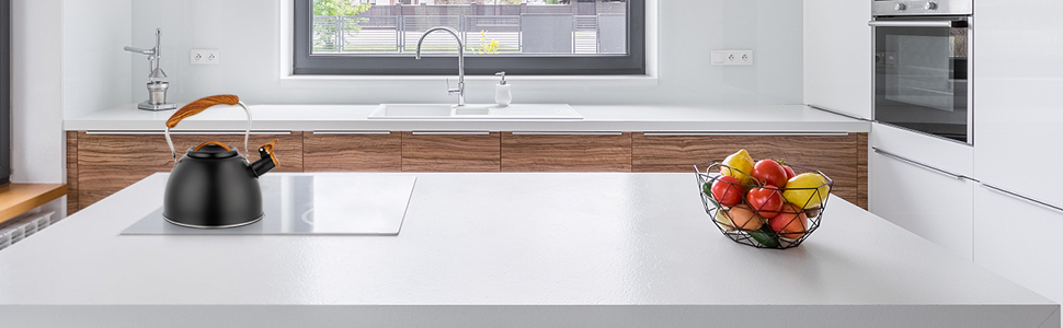 Чайник заварний з нержавіючої сталі 3л з дерев'яною ручкою та свистком, ретро стиль для плити (газ, індукція)