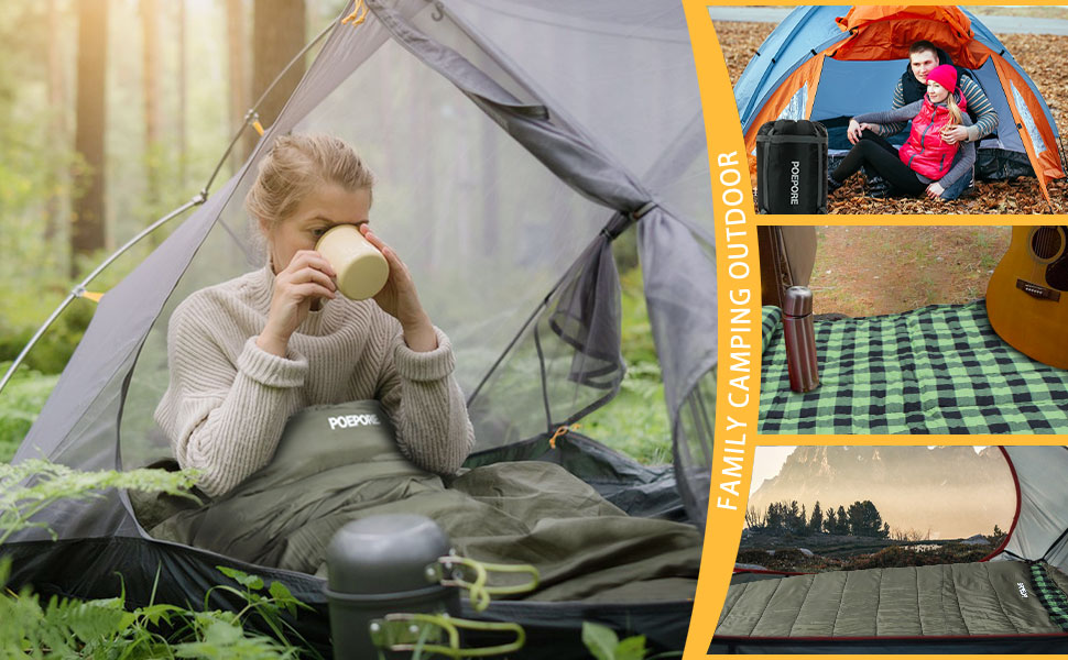 Сплячий мішок Outdoor Winter для дорослих, Extra Wide, 3-4 сезони, XXL, теплий бавовняний фланелевий спальний мішок для кемпінгу, піших прогулянок, пригод, 230*100 см, 0°C