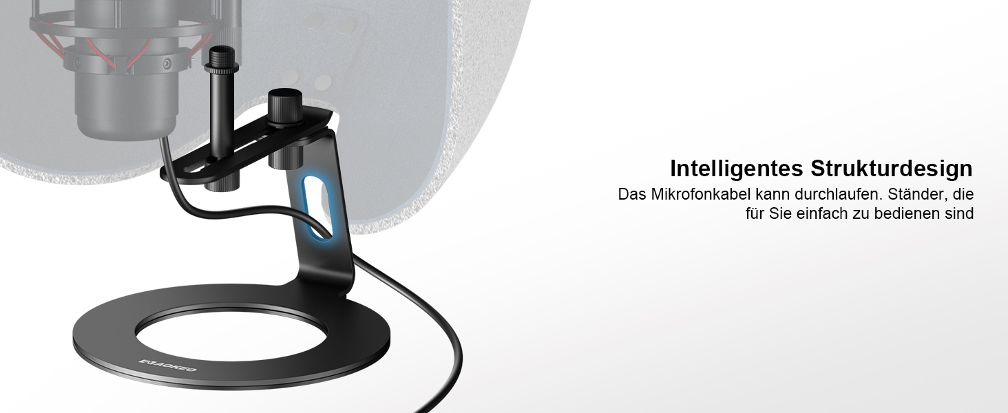 Акустичний ізоляційний екран для мікрофона AOKEO, поп-фільтр та звукопоглинаючий щит, регульований