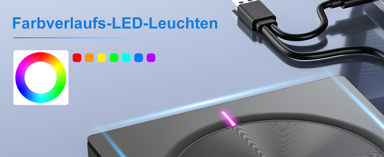 Зовнішній CD/DVD привід USB 3.0 та USB-C, оптичний накопичувач CD/DVD +/-RW ROM для ноутбука, ПК, MacBook, iMac (Windows, MacOS, Linux)