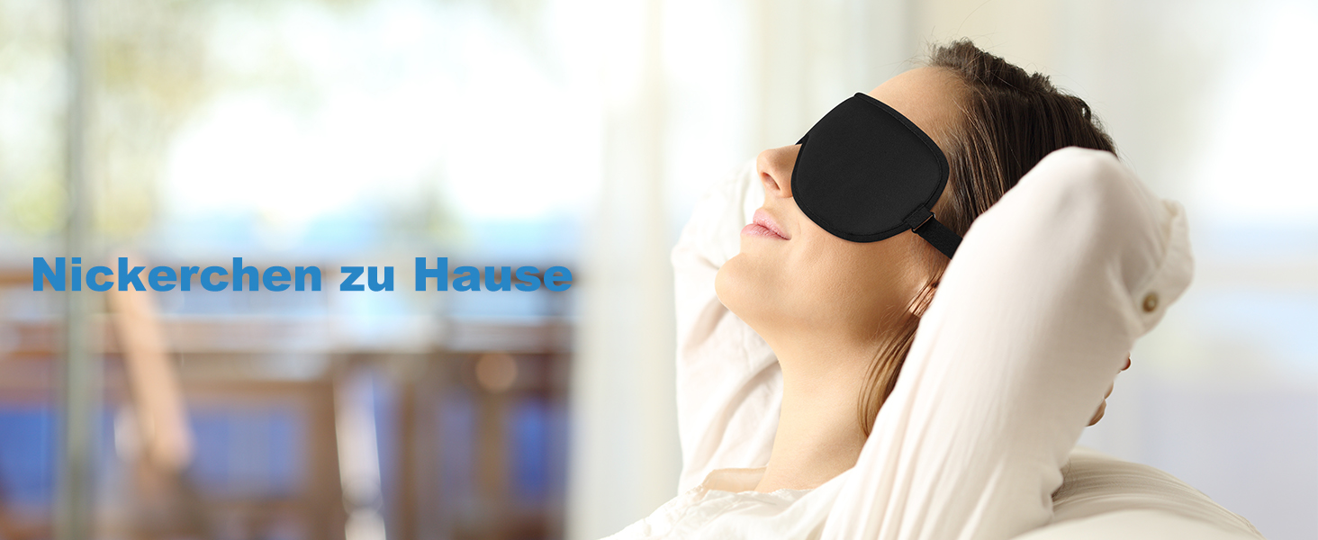 3D маска для сну Boniesun для тих, хто спить на боці, затемнювальна, ультратонкий дизайн, чорна