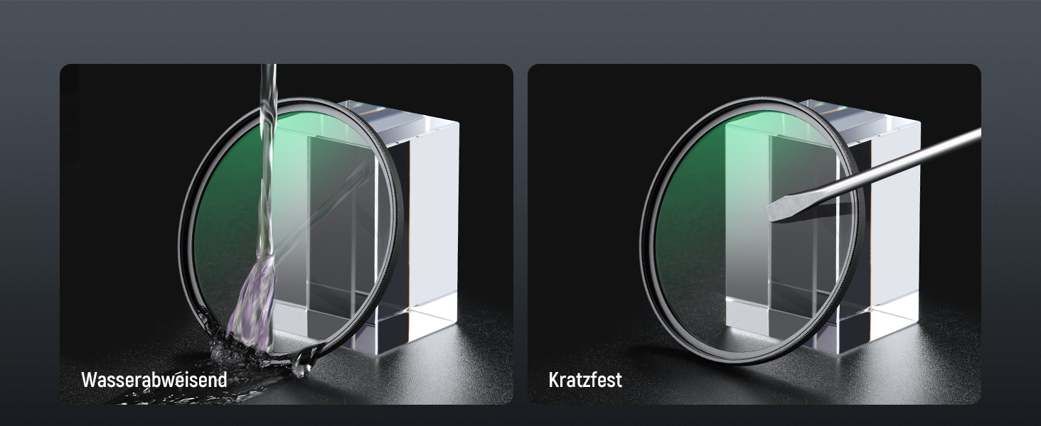 NEEWER 67mm UV-фільтр MC з кришкою об'єктива, нанопокриття, HD скло, водонепроникний, стійкий до подряпин, ультратонкий алюмінієвий корпус, ультрафіолетовий фільтр