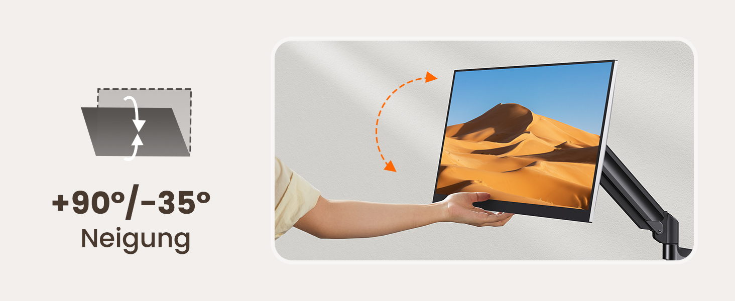 Кріплення для монітора ErGear: регульована підставка для моніторів 13-32 дюймів, до 9 кг, VESA 75x75/100x100 мм