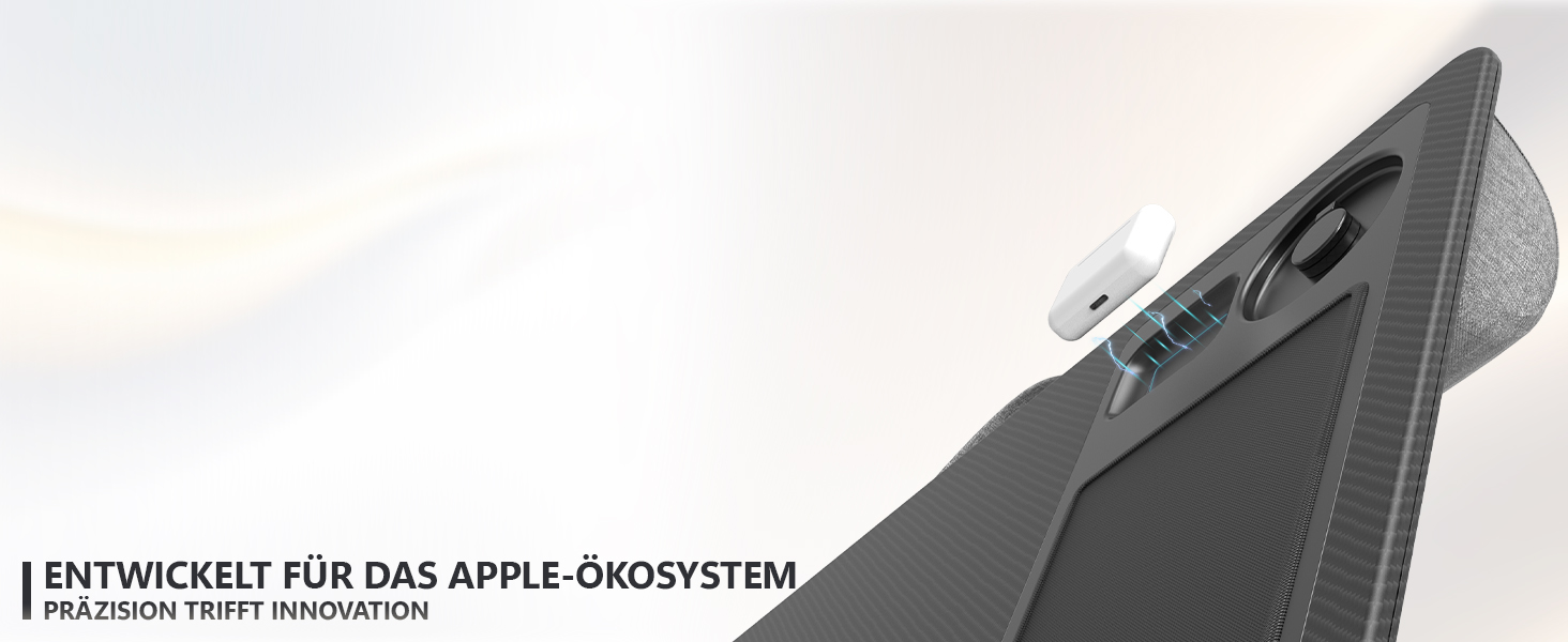 Підставка для ноутбука LIBWYS MagiDesk Pro з магнітним тримачем для телефону (Magsafe), для ноутбуків до 17 дюймів