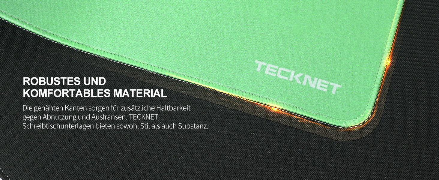 TECKNET XXL килимок для миші Speed Gaming, 900x400 мм, чорний, для геймерів, вологостійкий, з покращеною поверхнею для точності та швидкості, з неслизькою гумовою основою