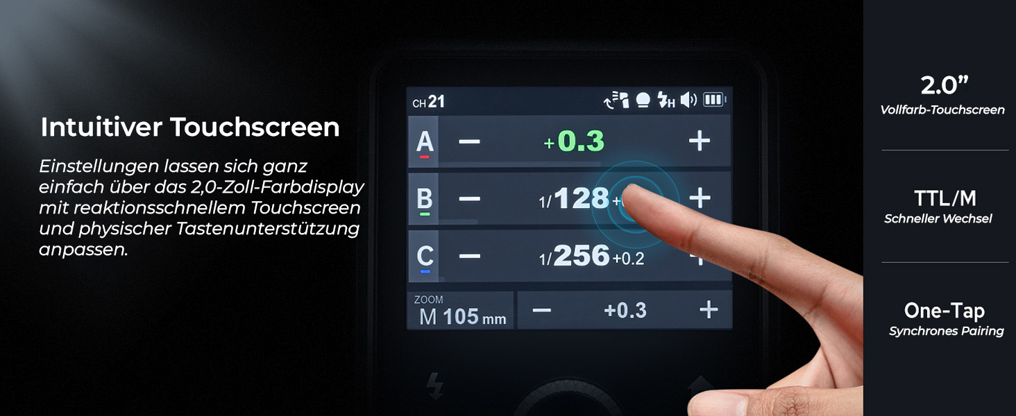 Спалах GODOX Blitz V480C з сенсорним екраном, GN50, TTL, HSS 1/8000s, сумісний з Canon R6 Mark II R10 R7 R100 EOS-R R5 Mark II R6 RP R8 M50 600D 90D 700D 750D