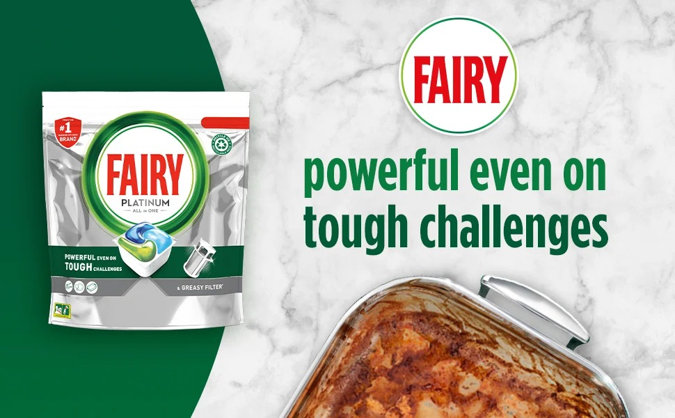 Таблетки для посудомийних машин Fairy Platinum All-in-1 Лимон, 51 шт