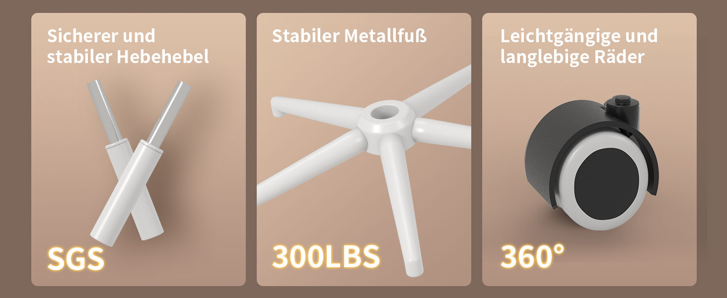 Офісний крісло Naspiro Ergonomic, регульована висота, поворотне, з дихаючою спинкою з сітки, відкидні підлокітники на 90°, підтримка попереку, щільна піна, для дому/офісу (Сірий-1, з підголовником)