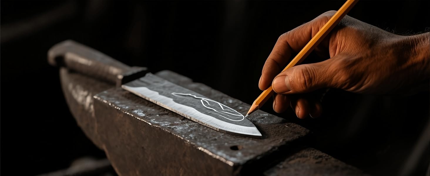 Японський ніж Plys: професійний кухонний ніж для м'яса, 20 см, з високоякісної нержавіючої сталі