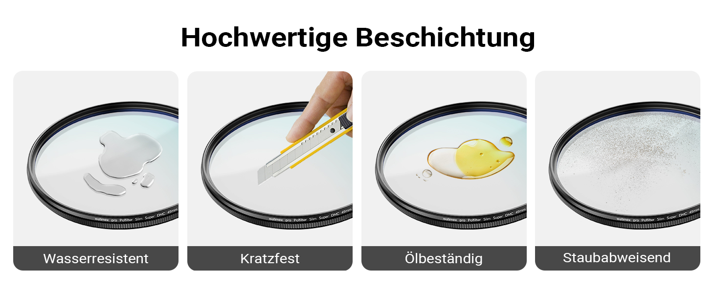 Поляризаційний фільтр Walimex Pro Zirkular Slim (52mm, Super DMC Slim) з захисним чохлом