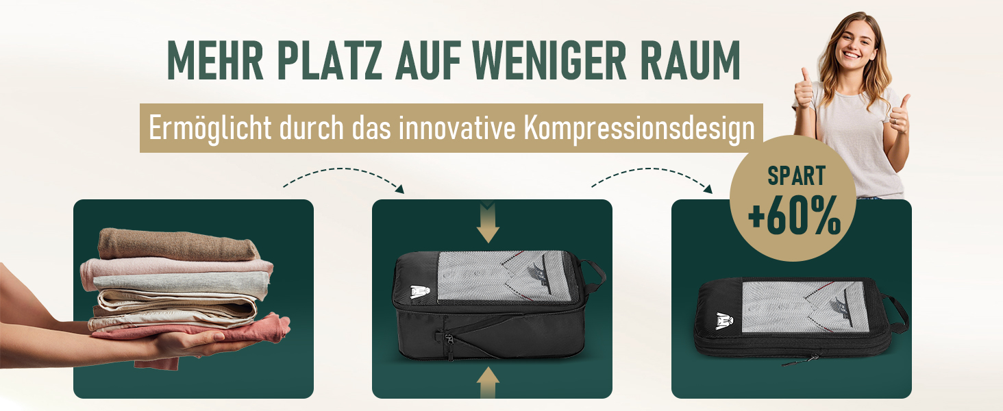 8-ми комплект кубиків для компресії багажу, органайзер для валізи, чорний. Організація подорожей, рюкзак, валіза.