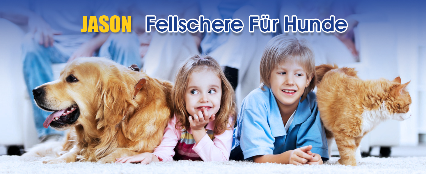 Професійна ножиця для грумінгу собак JASON Profi Fellschere - 40 зубців, з нержавіючої сталі 440C, 7 дюймів, ергономічна ручка, рожеве золото