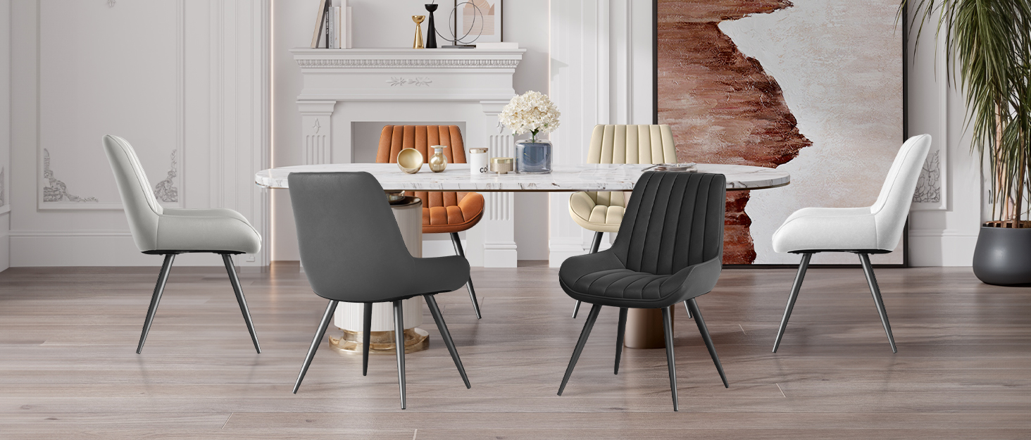 Hawthyhome Dining Chairs - 2 Pack - Dark Grey