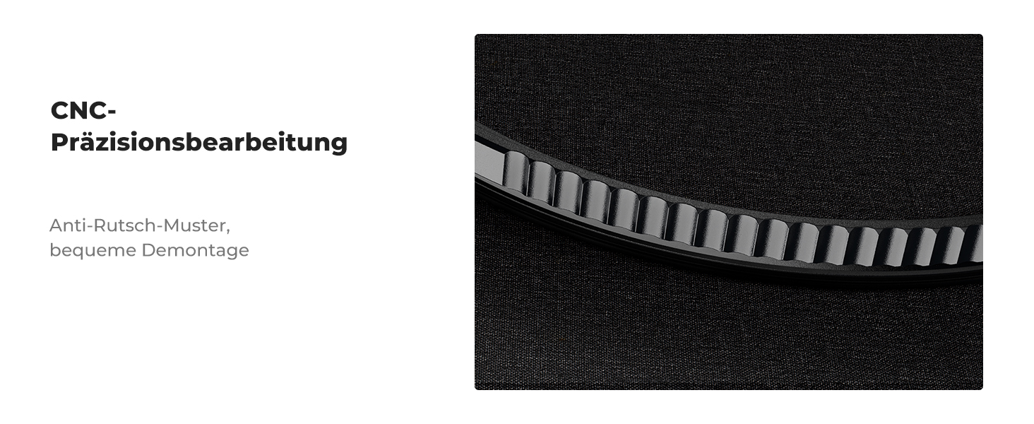 Набір фільтрів K&F Concept Nano X-Serie 82mm: поляризаційний (CPL), UV, кришки об'єктивів, чохол