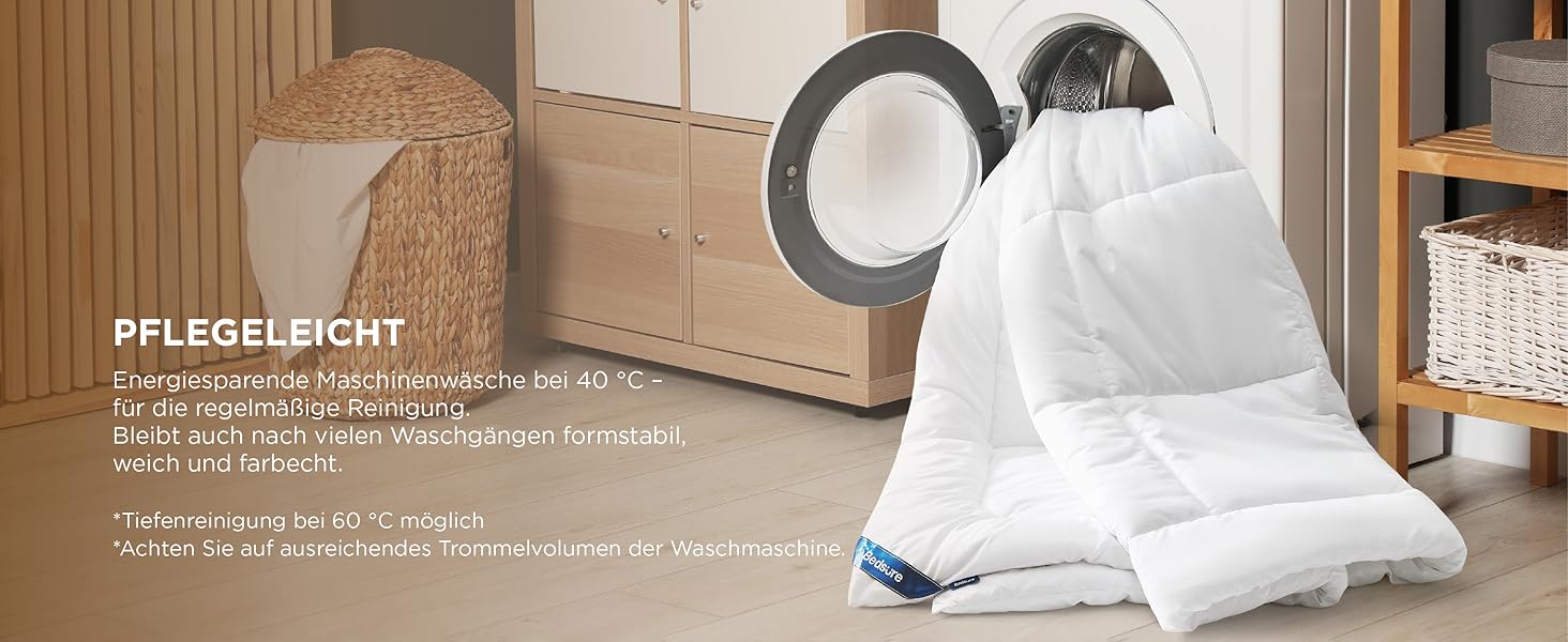 BEDSURE Ковдра всесезонна 135x200 см - Ковдра для сну, біла, для алергіків, 300 GSM, сертифікат Oeko-Tex