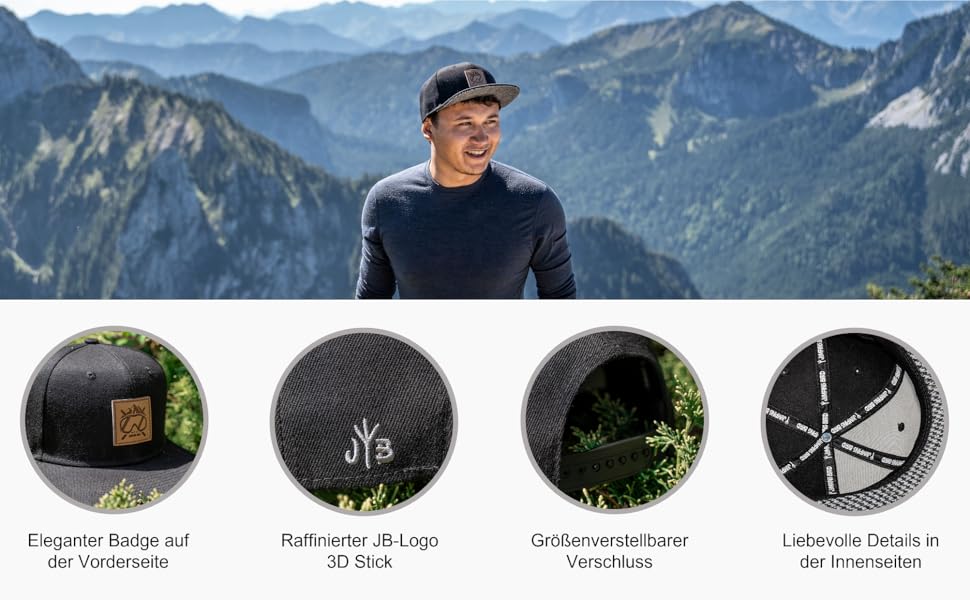 Кепка бейсболка Jumping Bird • Унісекс • Знімний козирок • Регульована • Чорна