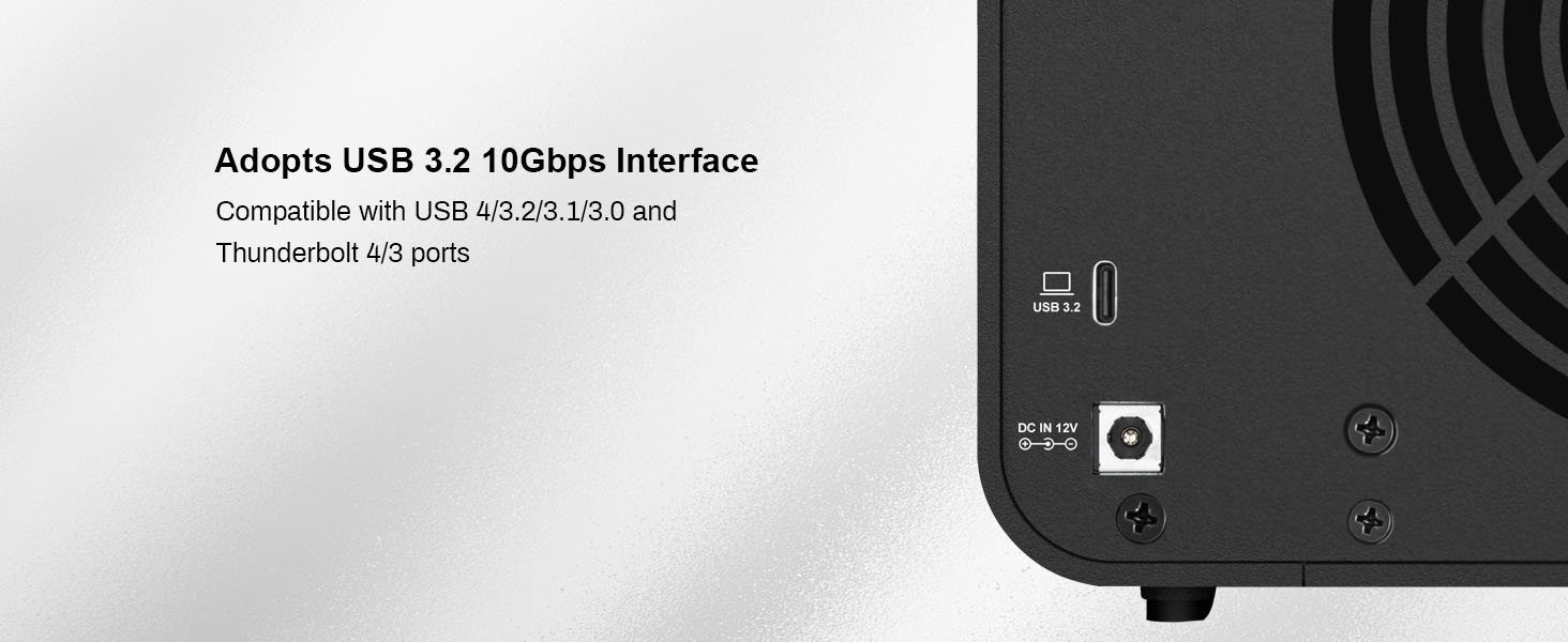 Зовнішній корпус для жорсткого диска Terramaster D4-320, 10Gbps, Diskless