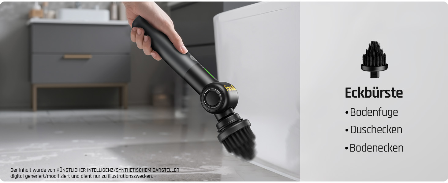 Електрична щітка для чищення Fanttik Flip G9 Pro з двигуном VoltiPulse, чорна