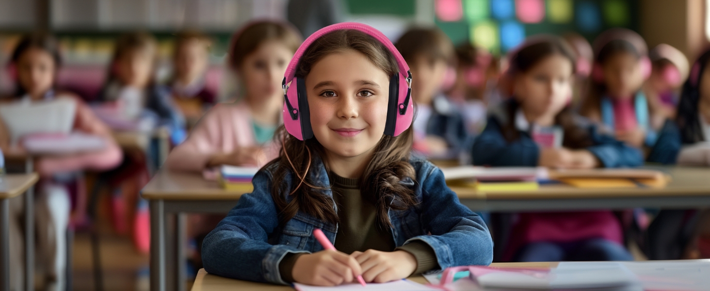 Навушники захисні Vanderfields Premium для дітей 3-12 років, шумозаглушення 34.4 dB, зелені