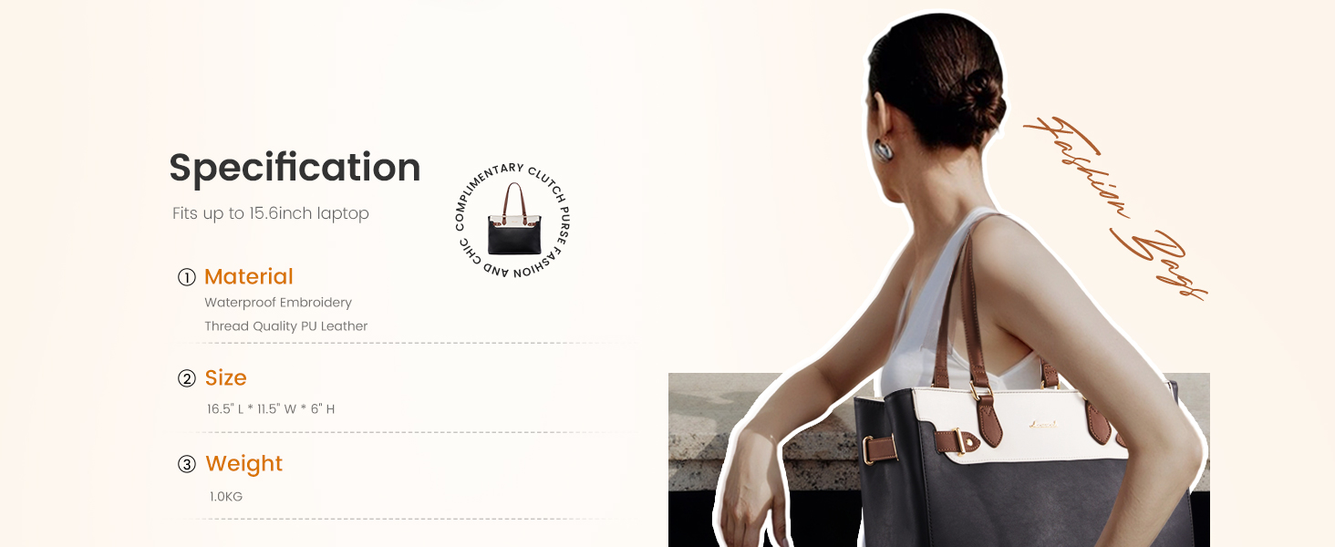 Сумка жіноча LOVEVOOK шопер 15.6