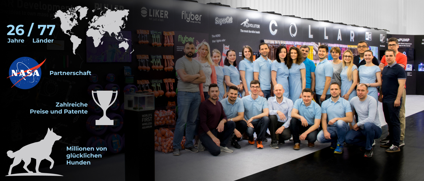 Нашийник для собак WAUDOG: шкіряний нашийник для великих, середніх та маленьких собак, цуценят. Ширина 15 мм, довжина 27-36 см. Чорний колір.