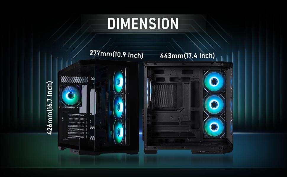 Корпус ПК BitFenix CETO Premium Edition Mid Tower (T10 Black)