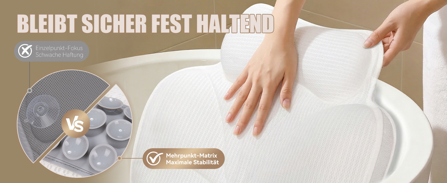 Подушка для ванни з 3D Air Mesh, нековзна подушка для шиї у ванну, швидковисихаюча м'яка подушка для ванни (біла)