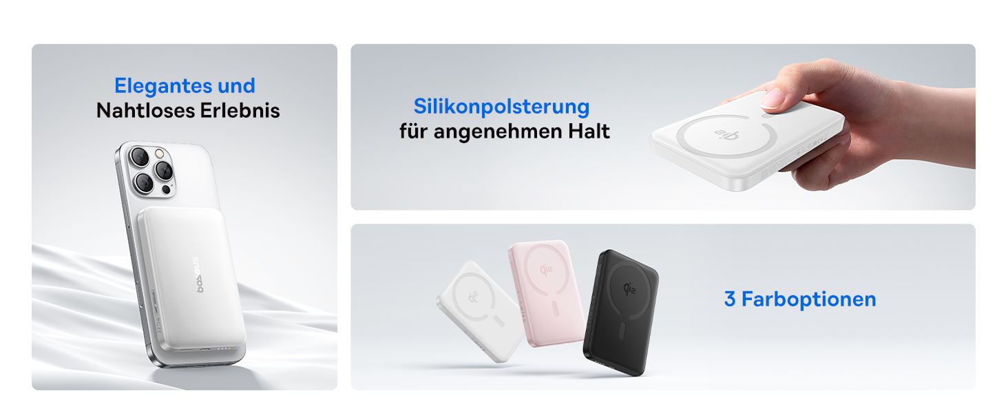 Power Bank Baseus EnerFill MagSafe 10000mAh з PD 22.5W та бездротовою зарядкою 15W для iPhone