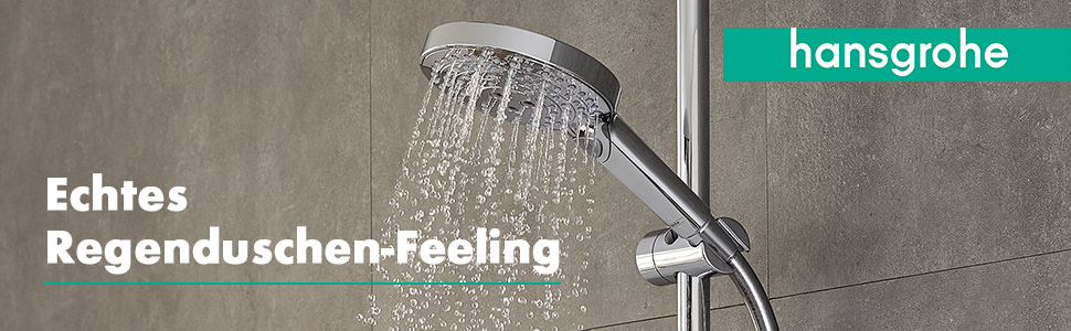 Hansgrohe Raindance Select S – ручний душ, 3 режими, антикальк, білий/хром