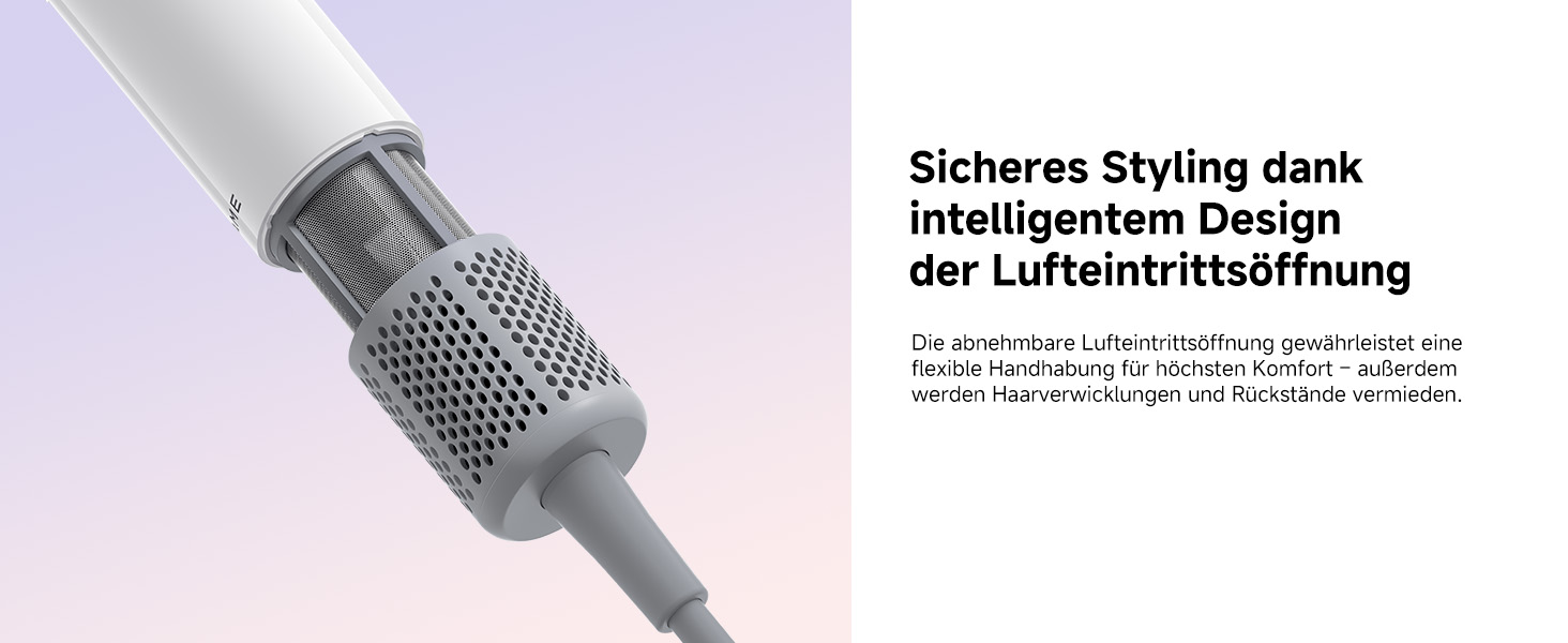 Фен для волосся DREAME Hair Dryer - Швидке сушіння, 110 000 обертів/хв, іонізація, регулювання температури та швидкості, насадка-дифузор, тиха робота, білий