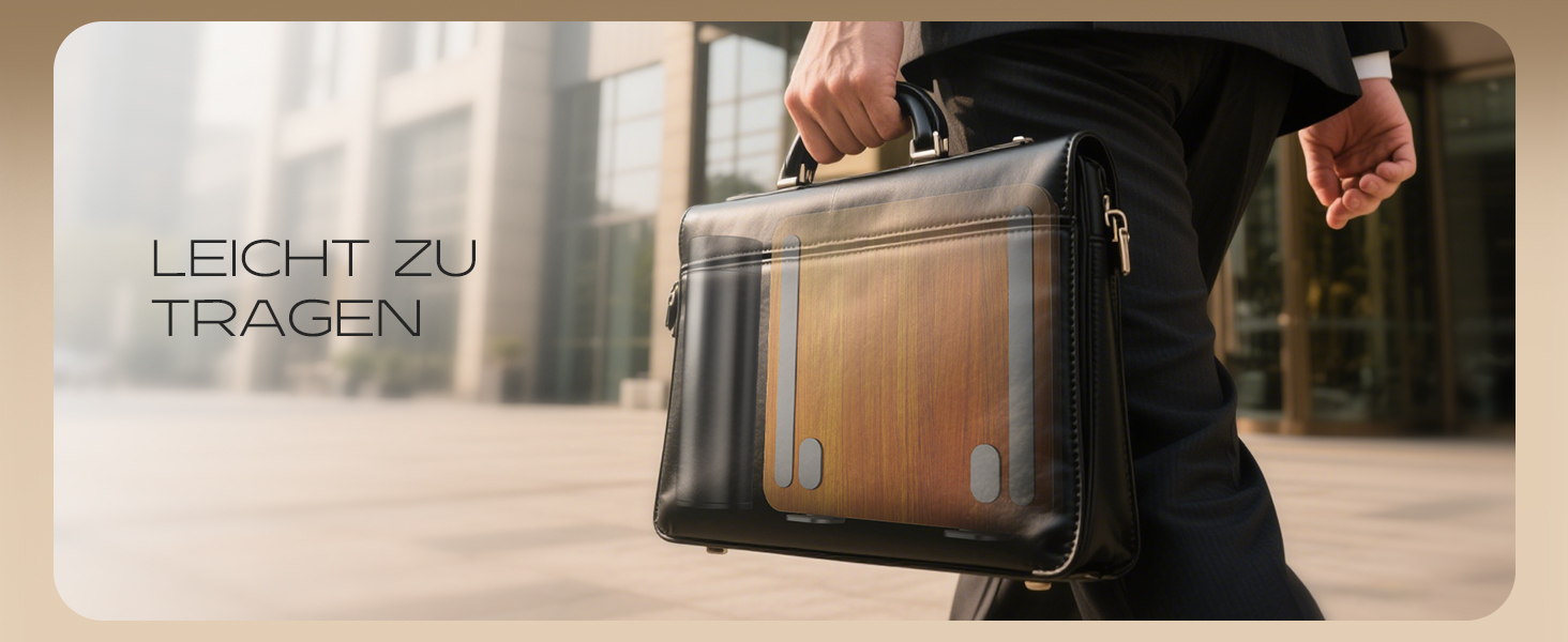 Регульований підставка для ноутбука: алюміній та дерево, складна, сумісна з MacBook, HP (10-16 дюймів)