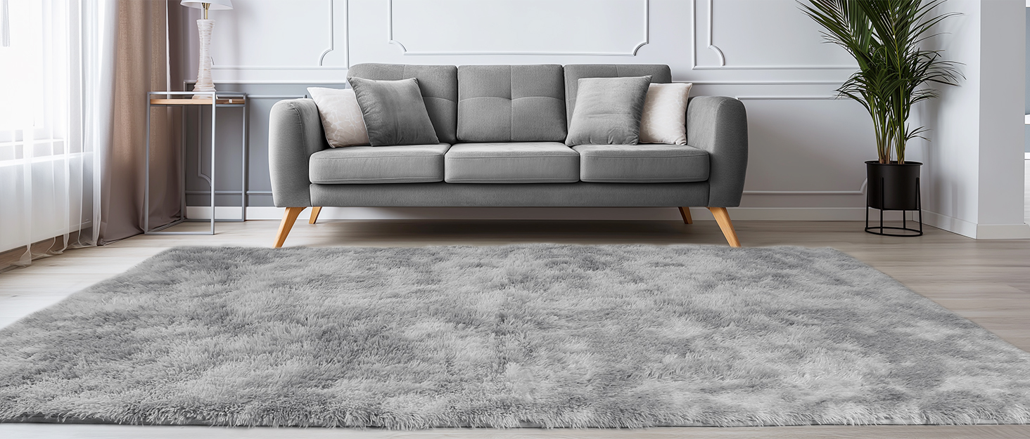 Килимок для вітальні Sour Lemon, великий 160x230 см, машинного прання, бохо-стиль, вінтажний, з антиковзаючою основою, блакитний геометричний дизайн