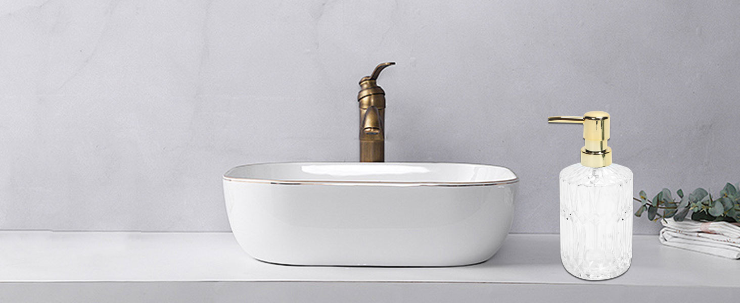 Набір аксесуарів для ванної кімнати Qivine 5 шт., блакитний: стакан для зубної пасти, дозатор мила, контейнер для ватних паличок. Сучасний набір скляних аксесуарів для ванної кімнати