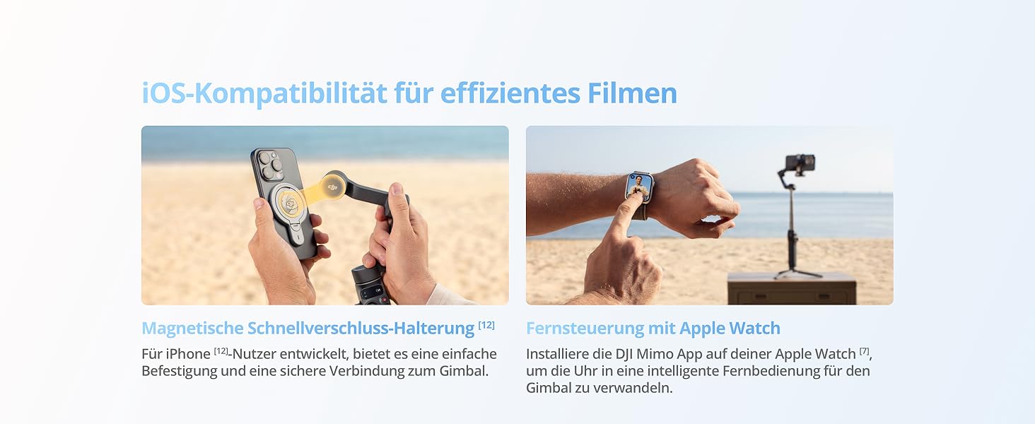 DJI Osmo Mobile 8 Kreativ Combo (Мікрофон DJI Mic Mini), Стабілізатор для смартфона, AI-трекінг, 360° обертання