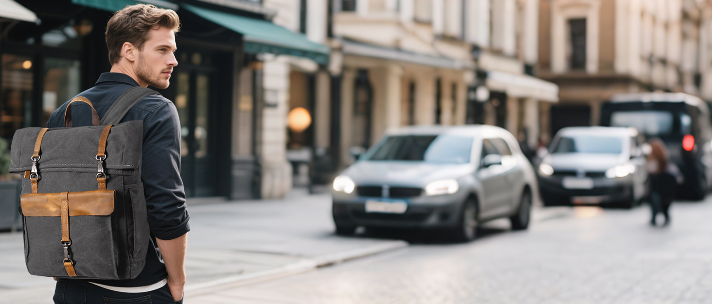 Рюкзак FANDARE Rolltop з водонепроникною тканиною, 15.6