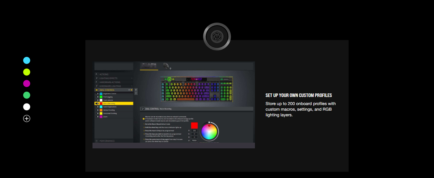 Механічна ігрова клавіатура Corsair K100 RGB з клавішами Cherry MX Low Profile, Bluetooth, сумісна з iCUE, QWERTZ DE, чорна