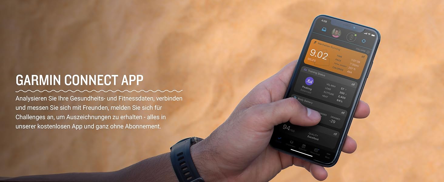 Garmin Forerunner 165 (43 мм) - Розумний годинник для бігу, AMOLED, 11 днів роботи, 25+ спортивних функцій, рекомендації тренувань, здоров'я, чорний