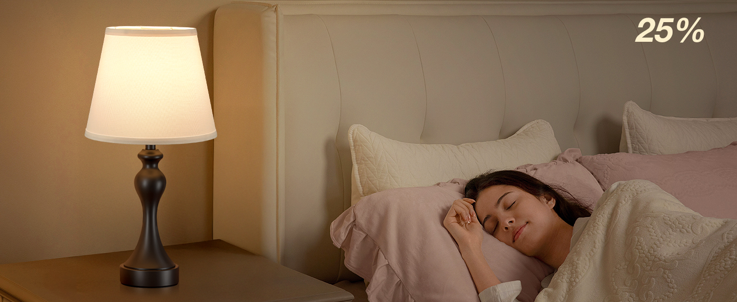 Настільна лампа Kakanuo з торшером, 2 шт., з USB-портами A+C, диммування, вінтажний дизайн, для спальні, вітальні, офісу, білий абажур, золотий цоколь