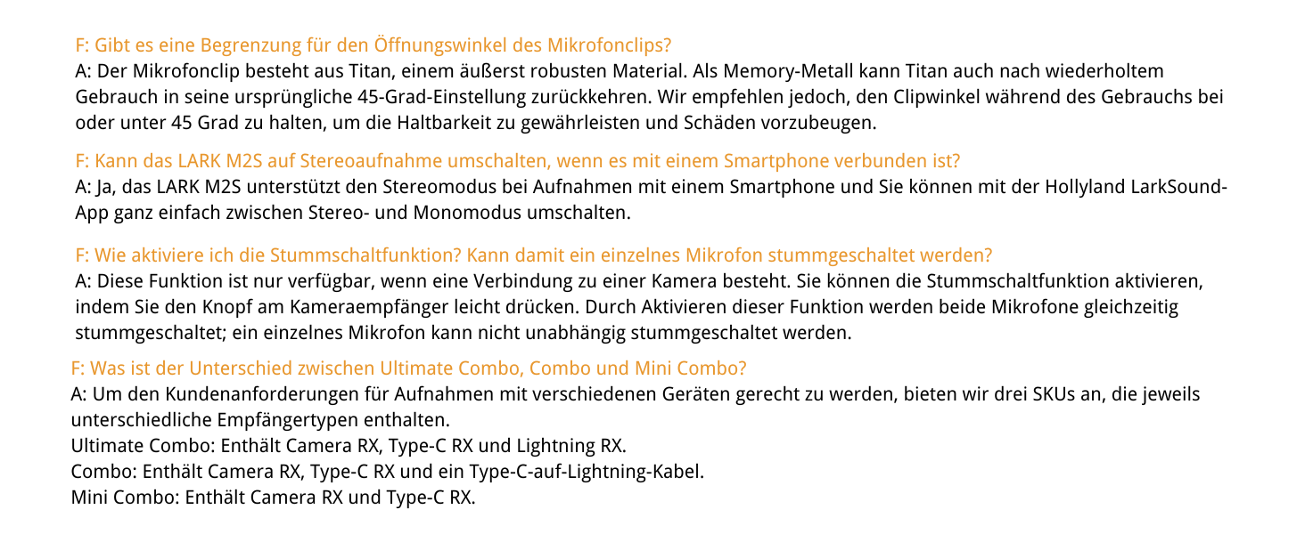 Hollyland Lark M2S Бездротовий мікрофон-лапка з USB-C для iPhone 15/16 та Android, кліпса з титану, Plug-and-Play, шумозаглушення, радіус дії 300 м, 27 годин роботи від акумулятора (2TX+1RX+зарядний пристрій) Чорний