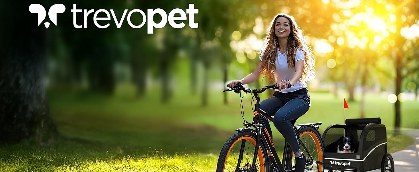 Фартоваж для собак на велосипед – складаний, до 40 кг, з відбивачами, водовідштовхувальний, сумісний з електровелосипедами, чорний