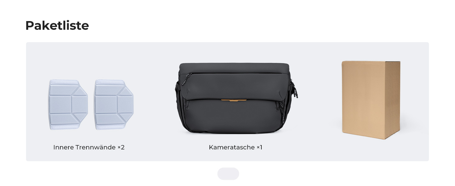 Сумка для фототехніки K&F Concept 15L, водовідштовхуюча сумка для камери та аксесуарів (Чорна)